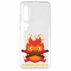 Чехол для Xiaomi Mi10/10 Pro MY HEART ONLY  BURNS FOR YOU - PrintSalon