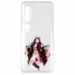 Чохол для Xiaomi Mi10 / 10 Pro Nezuko cat - PrintSalon