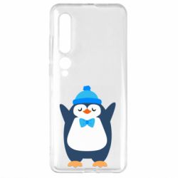 Чехол для Xiaomi Mi10/10 Pro Penguin in a hat - PrintSalon