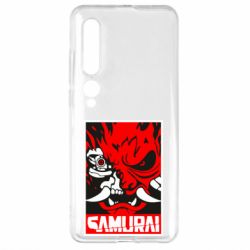 Чехол для Xiaomi Mi10/10 Pro Poster samurai Cyberpunk - PrintSalon