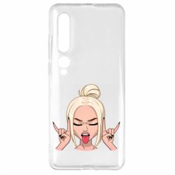 Чехол для Xiaomi Mi10/10 Pro Punk Girl - PrintSalon