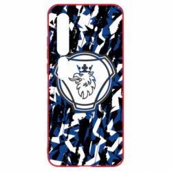 Чохол для Xiaomi Mi10 / 10 Pro Scania logo and grunge - PrintSalon