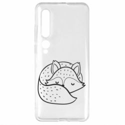 Чехол для Xiaomi Mi10/10 Pro Sleeping fox - PrintSalon