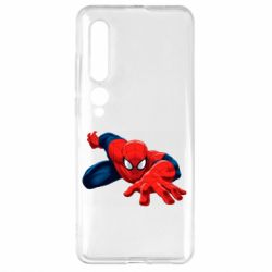 Чехол для Xiaomi Mi10/10 Pro Spiderman and jump - PrintSalon