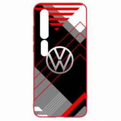 Чехол для Xiaomi Mi10/10 Pro Volkswagen logo and abstraction - PrintSalon