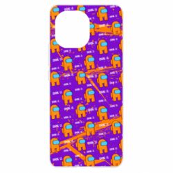 Чехол для Xiaomi Mi11 Among Us and grunge background - PrintSalon