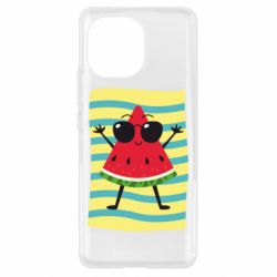 Чехол для Xiaomi Mi11 Арбуз на пляже - PrintSalon