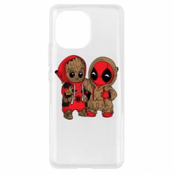Чехол для Xiaomi Mi11 Baby Groot And Deadpool - PrintSalon