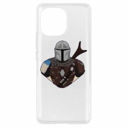 Чехол для Xiaomi Mi11 Bust of Mandalorian - PrintSalon