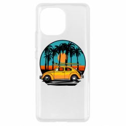 Чехол для Xiaomi Mi11 Car and sunset - PrintSalon