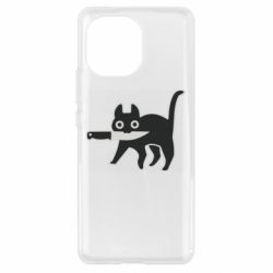 Чехол для Xiaomi Mi11 Cat with a knife - PrintSalon