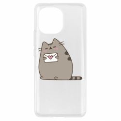 Чехол для Xiaomi Mi11 Cat with a letter - PrintSalon