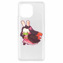 Чехол для Xiaomi Mi11 Chibi Bunny Kamado Nezuko-PrintSalon Чехол для Xiaomi Mi11 Chibi Bunny Kamado Nezuko