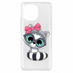 Чехол для Xiaomi Mi11 Cute raccoon - PrintSalon