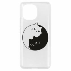 Чехол для Xiaomi Mi11 Cute yin yang cats - PrintSalon