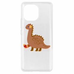 Чехол для Xiaomi Mi11 Dinosaur in sock - PrintSalon