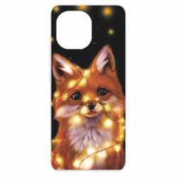 Чохол для Xiaomi Mi11 Fox And Christmas Lights - PrintSalon