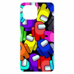 Чехол для Xiaomi Mi11 Lite Among us multicolored - PrintSalon