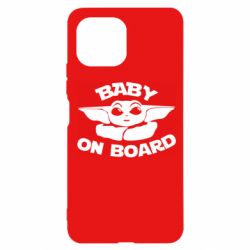 Чехол для Xiaomi Mi11 Lite Baby on board yoda - PrintSalon
