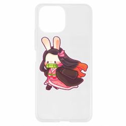 Чехол для Xiaomi Mi11 Lite Chibi Bunny Kamado Nezuko - PrintSalon