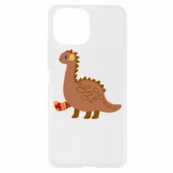 Чехол для Xiaomi Mi11 Lite Dinosaur in sock - PrintSalon