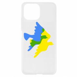 Чехол для Xiaomi Mi11 Lite Dove flag of Ukraine - PrintSalon