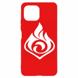 Чехол для Xiaomi Mi11 Lite Genshin Impact Pyro - PrintSalon