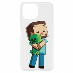 Чохол для Xiaomi Mi11 Lite Heroes from Minecraft - PrintSalon
