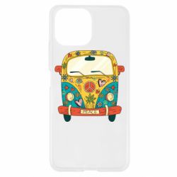Чехол для Xiaomi Mi11 Lite Hippie bus - PrintSalon