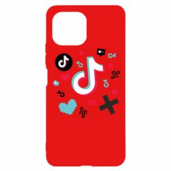 Чехол для Xiaomi Mi11 Lite Icons TIK TOK - PrintSalon
