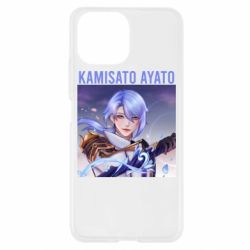 Чехол для Xiaomi Mi11 Lite Kamisato Ayato - PrintSalon