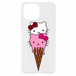 Чехол для Xiaomi Mi11 Lite Kitty ice cream - PrintSalon