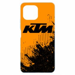 Чехол для Xiaomi Mi11 Lite KTM and grunge background - PrintSalon