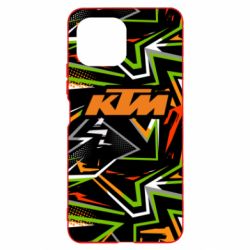 Чохол для Xiaomi Mi11 Lite KTM orange logo - PrintSalon