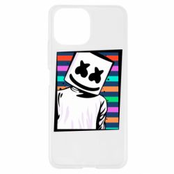 Чехол для Xiaomi Mi11 Lite Marshmello Colorful Portrait - PrintSalon