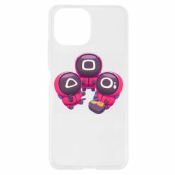 Чехол для Xiaomi Mi11 Lite Милые солдаты из игры в кальмара - PrintSalon