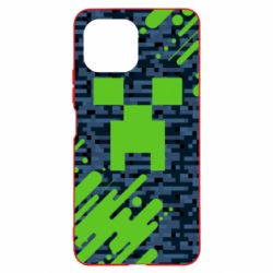 Чехол для Xiaomi Mi11 Lite Minecraft Creeper - PrintSalon