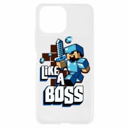 Чехол для Xiaomi Mi11 Lite Minecraft Like a Boss - PrintSalon