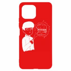 Чехол для Xiaomi Mi11 Lite Моб Психо и гамбургер - PrintSalon