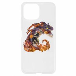 Чехол для Xiaomi Mi11 Lite Natsu with a dragon - PrintSalon
