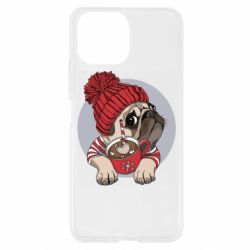 Чехол для Xiaomi Mi11 Lite Pug And Coffee - PrintSalon