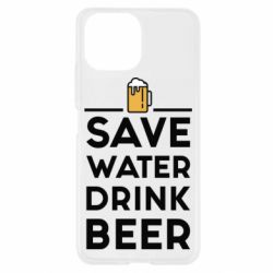 Чехол для Xiaomi Mi11 Lite Save water Drink beer - PrintSalon