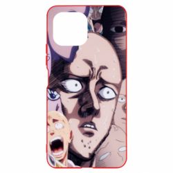 Чохол для Xiaomi Mi11 Lite Сайтама многоликий - PrintSalon