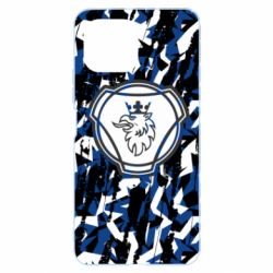 Чохол для Xiaomi Mi11 Lite Scania logo and grunge - PrintSalon