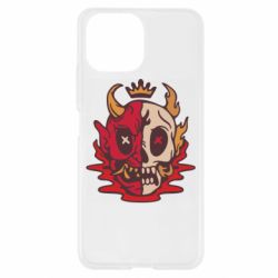 Чехол для Xiaomi Mi11 Lite Skull face - PrintSalon