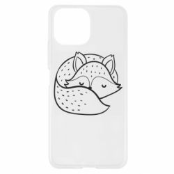 Чехол для Xiaomi Mi11 Lite Sleeping fox - PrintSalon