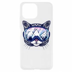 Чехол для Xiaomi Mi11 Lite Snowboard Cat - PrintSalon