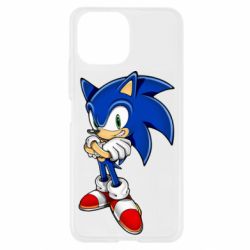 Чохол для Xiaomi Mi11 Lite Sonic with smile-PrintSalon Чохол для Xiaomi Mi11 Lite Sonic with smile