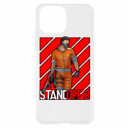 Чехол для Xiaomi Mi11 Lite Standoff 2 Red Logo - PrintSalon