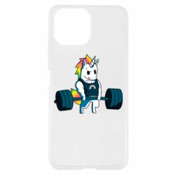 Чехол для Xiaomi Mi11 Lite The unicorn is rocking - PrintSalon